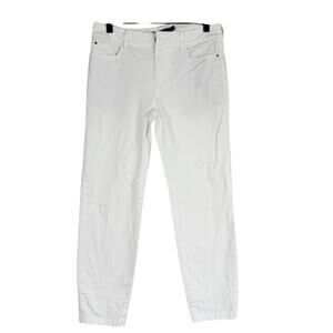 Polo Golf Ralph Lauren Low Rise Skinny Slim Leg Chino Pants White Ankle - 2
